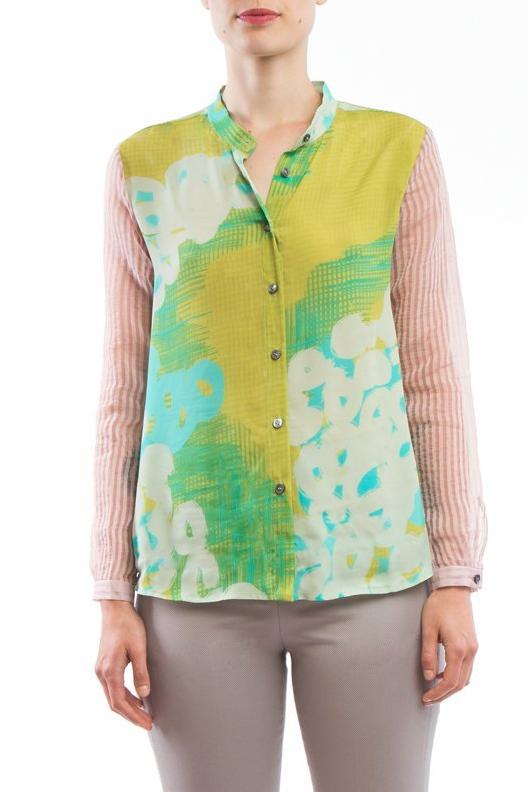Blouse Yellow Pink