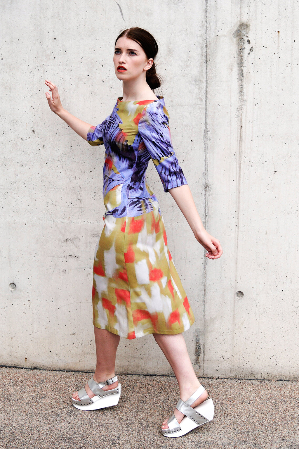 Summer Tencel Dress Yellow