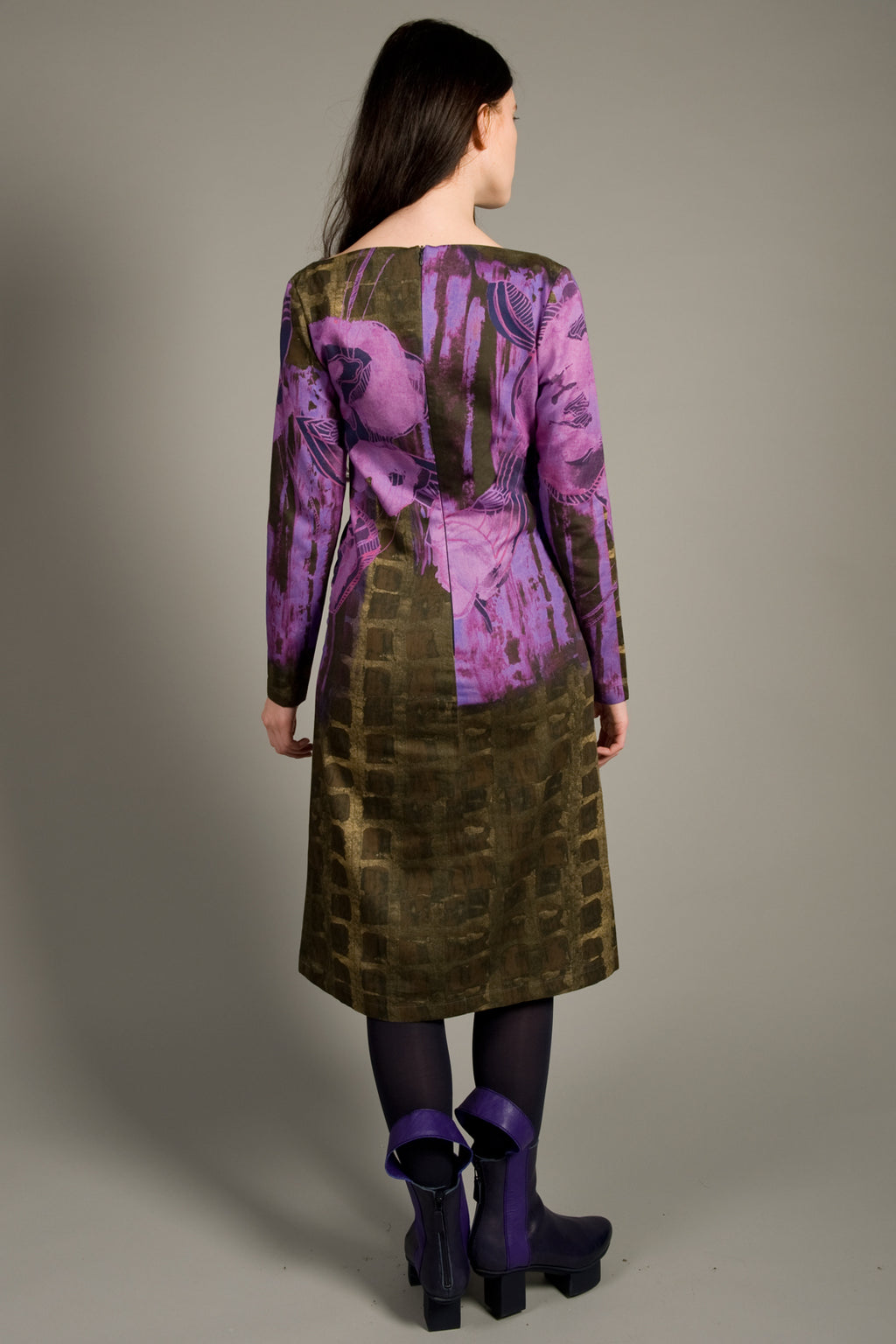 Shift Dress Flower Print