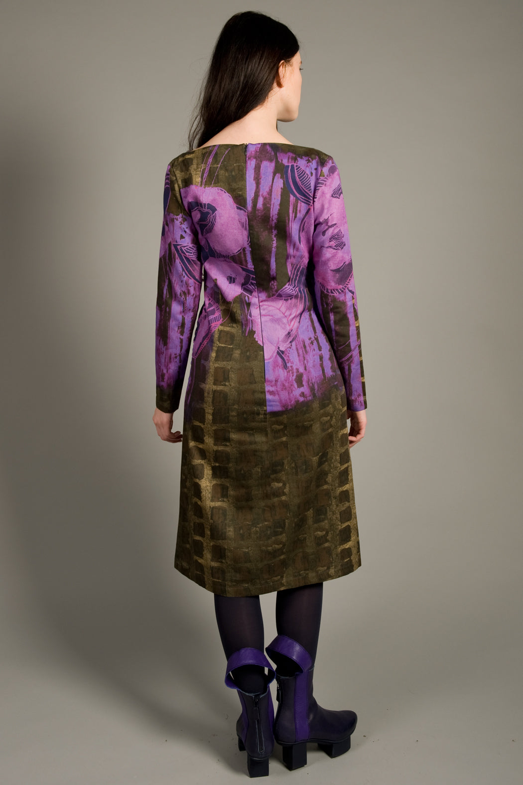 Shift Dress Flower Print