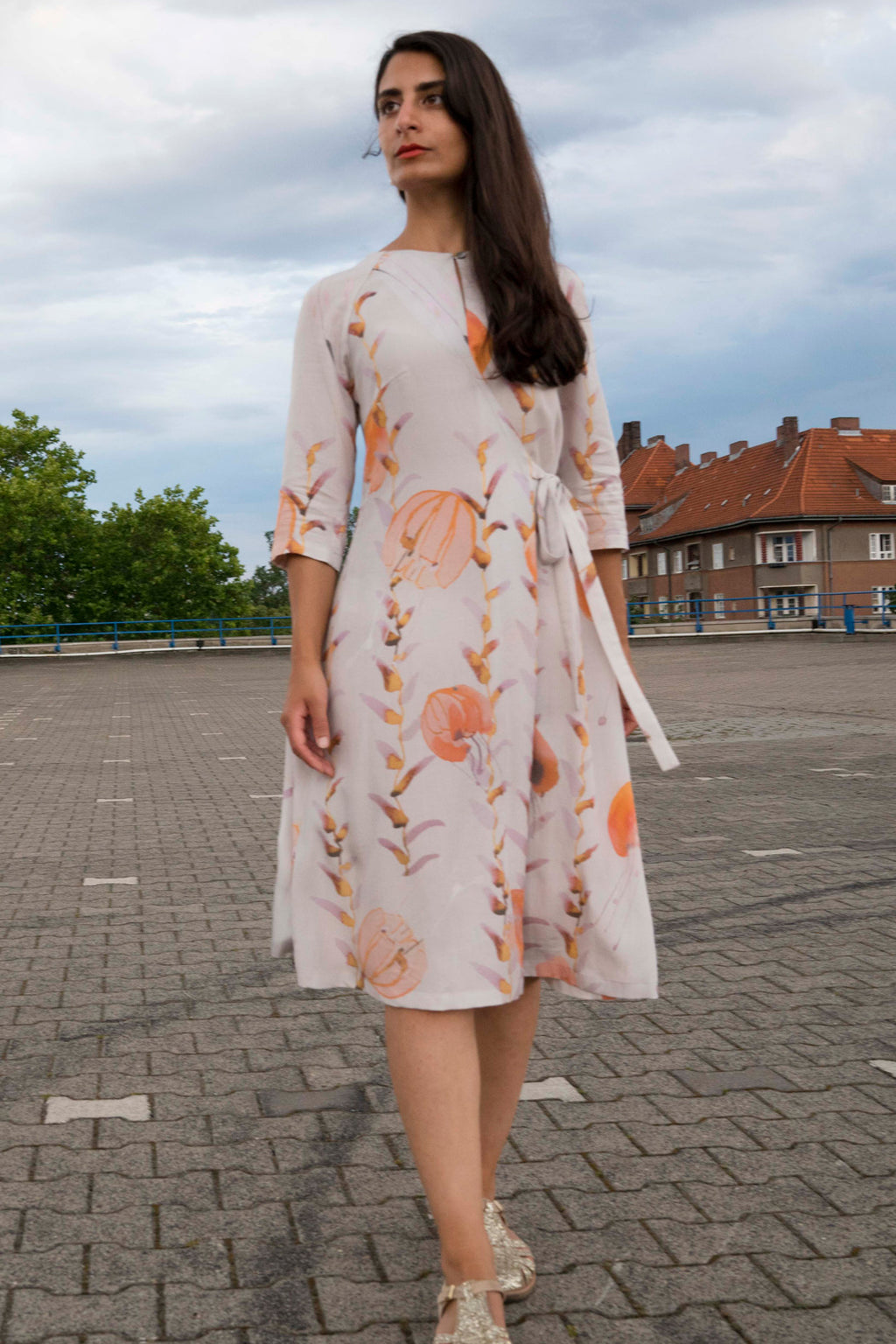 Summer wrap dress CLARA KAESDORF