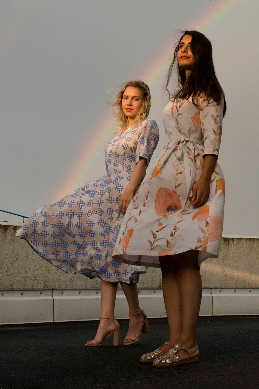 Summer dress wide skirt CLARA KAESDORF