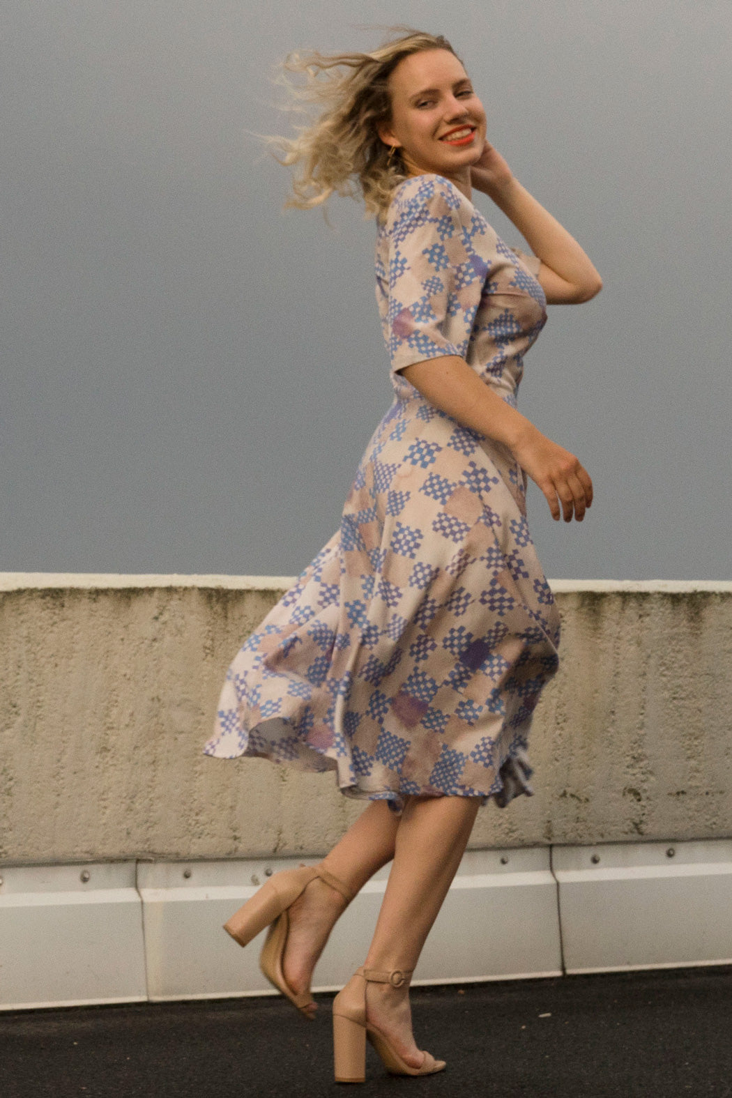 Summer dress blue CLARA KAESDORF