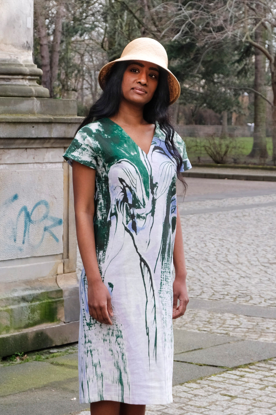 Kimono Kleid Vogel CLARA KAESDORF