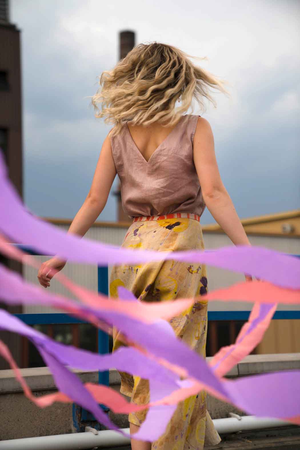 flared midi skirt Clara Kaesdorf