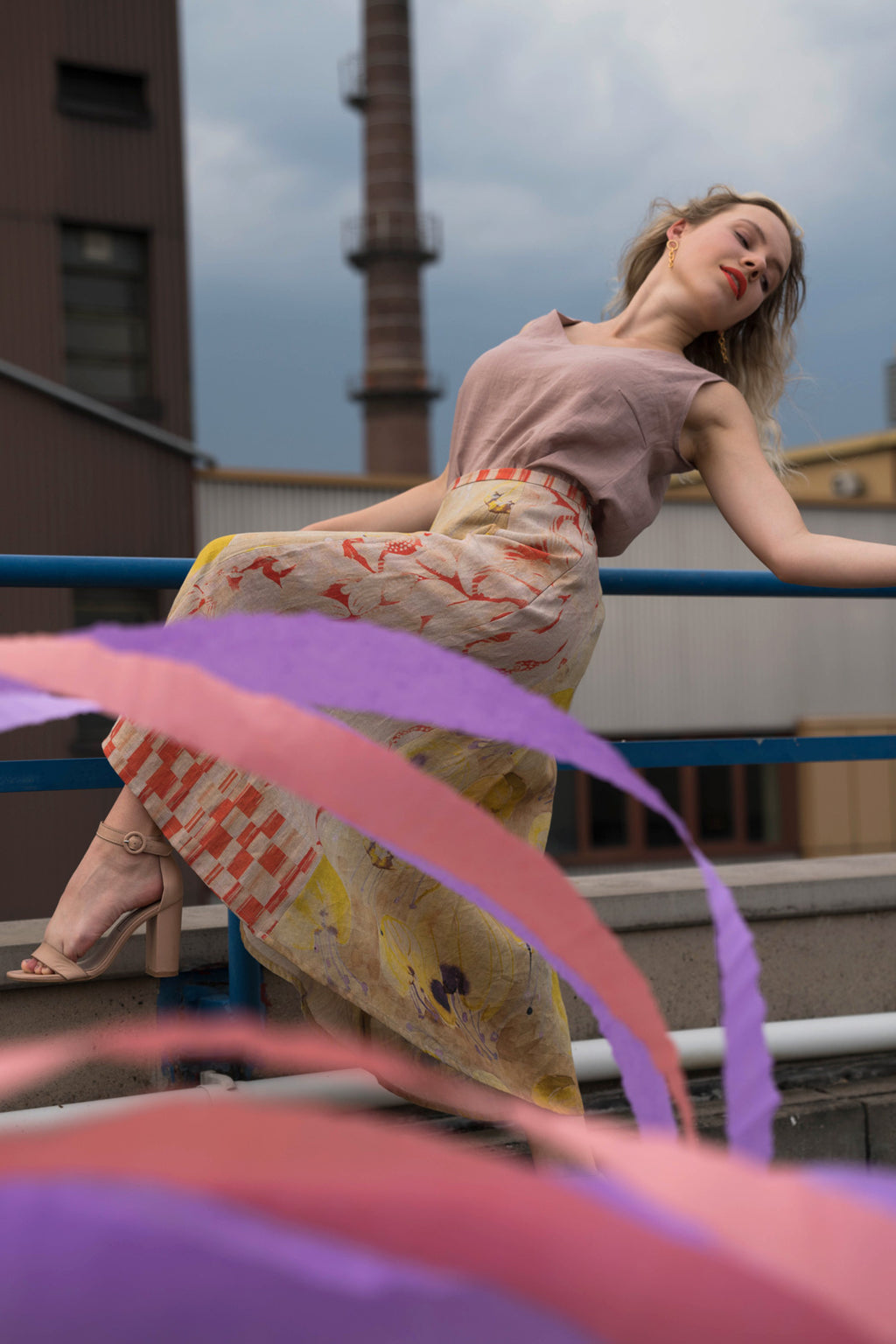 midi linen skirt Clara Kaesdorf