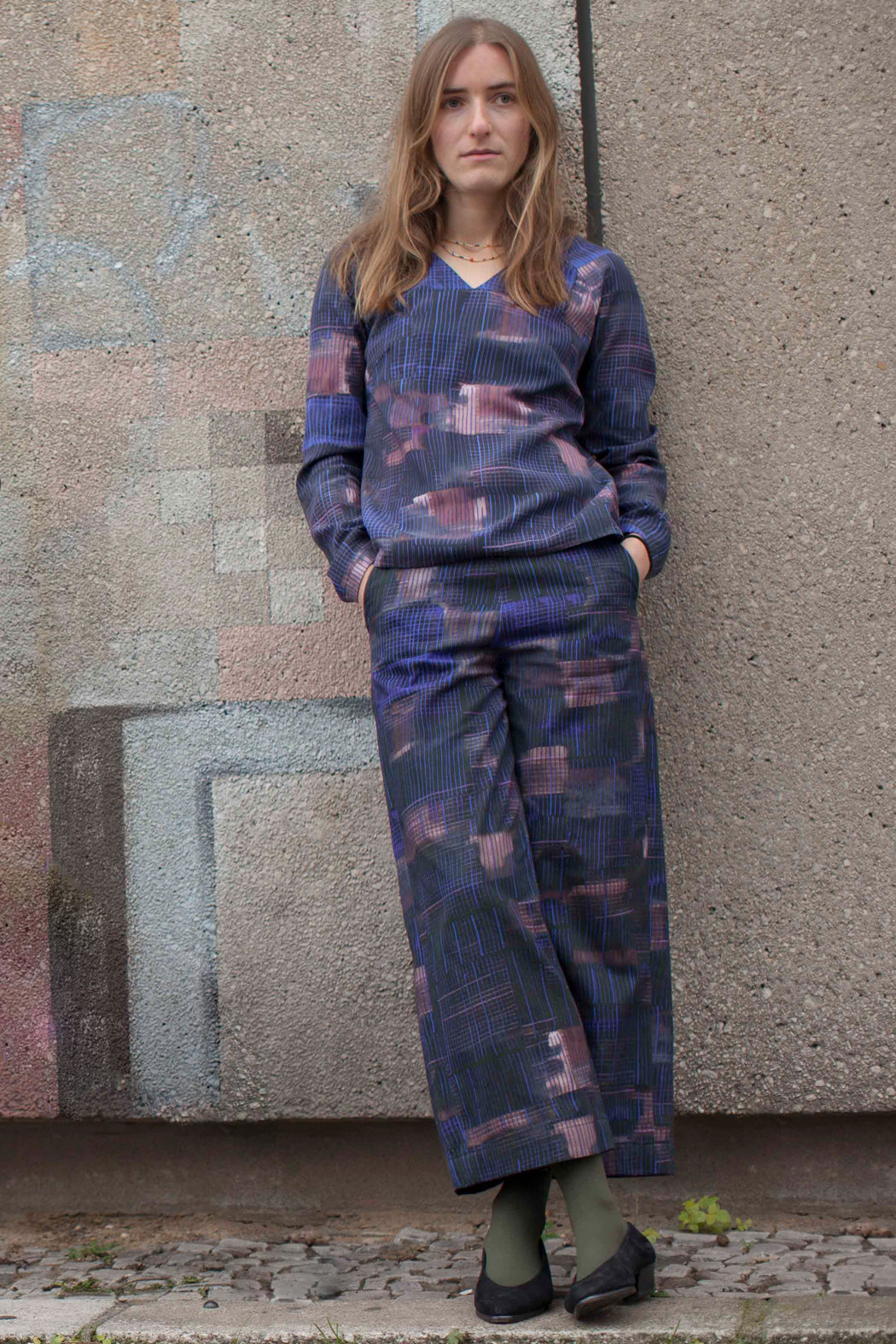 Culottes Dark Check