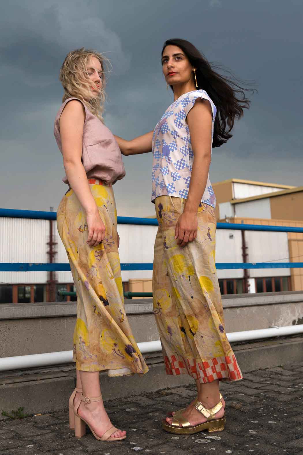 Berlin Made summer skirt flared Clara Kaesdorf