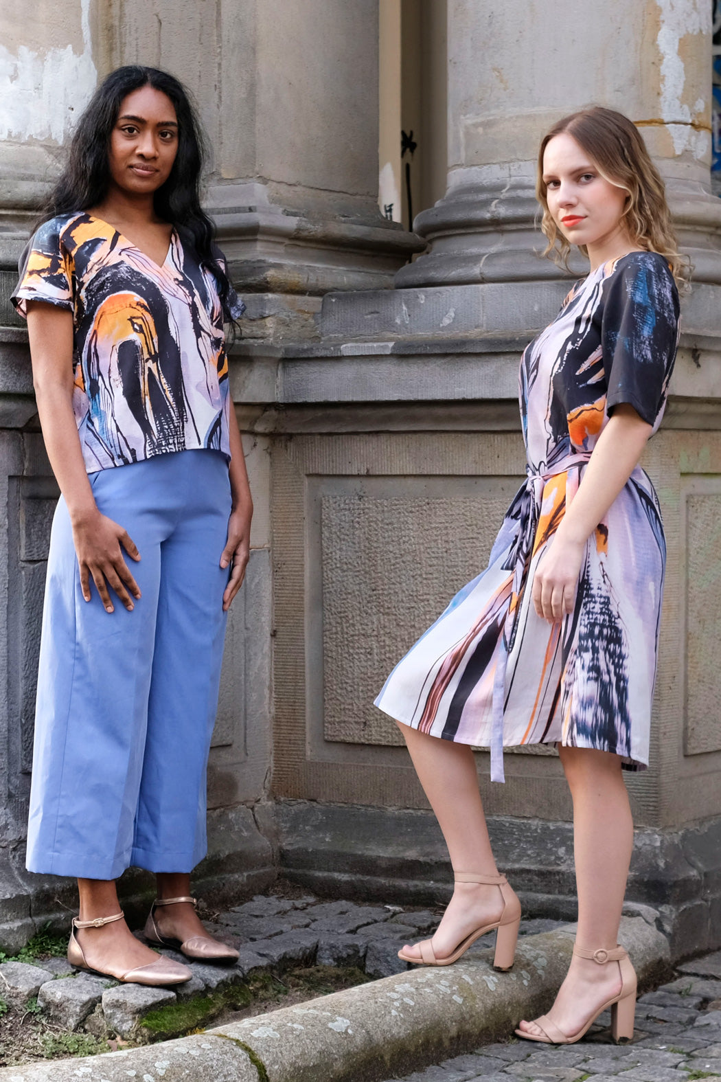 Summer Look Bird Print CLARA KAESDORF