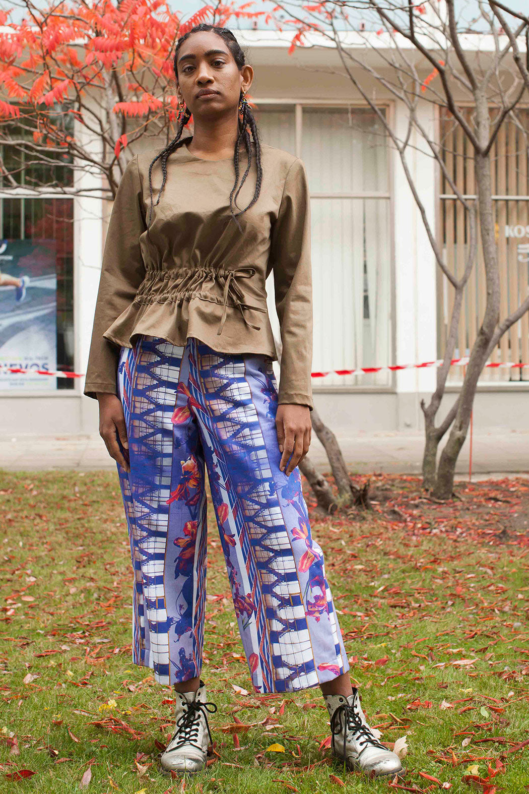 Culottes with modern print CLARA KAESDORF