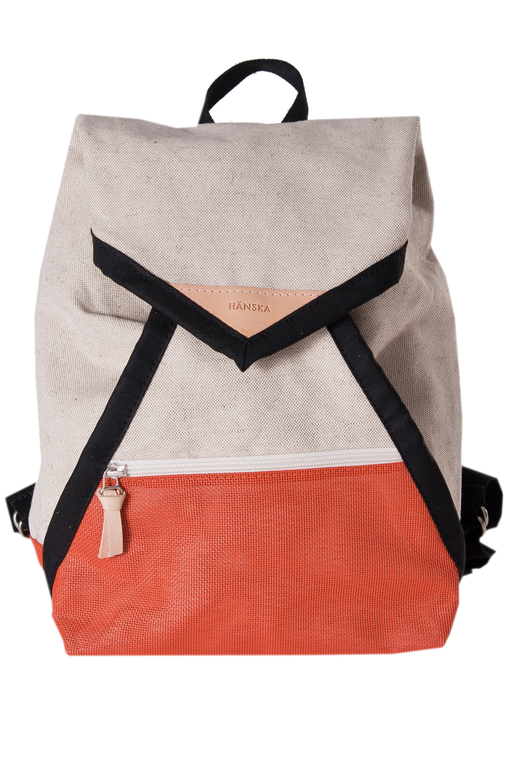 Hänska Backpack Linen Red Catamaran