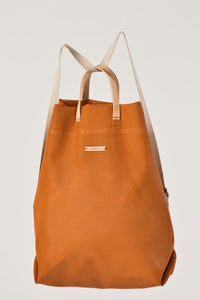 Rusty Orange Backpack Shopper by Hänska
