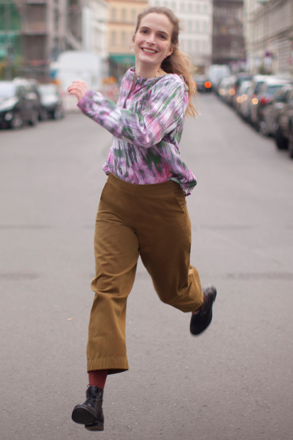 Green Culottes Berlin Streetstyle