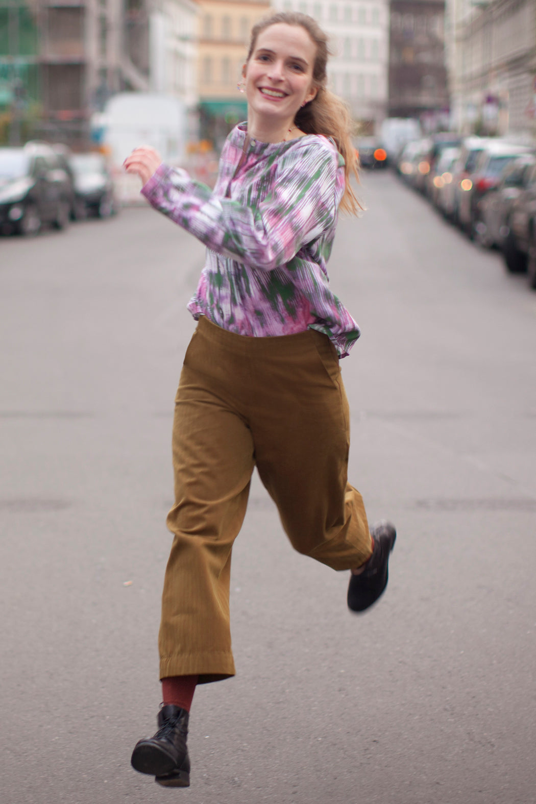 Green Culottes Berlin Streetstyle