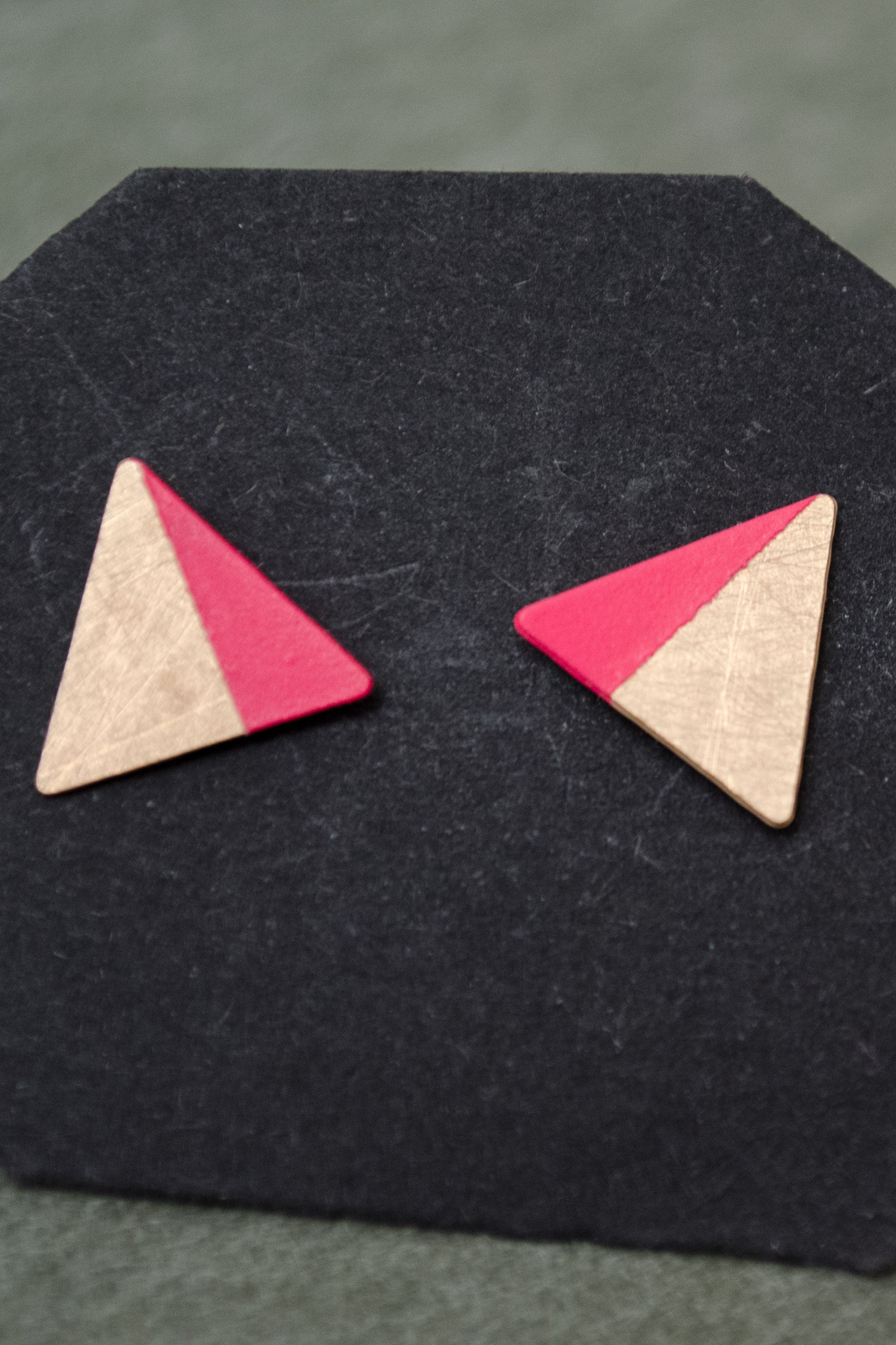 Triangle Earrings Studs