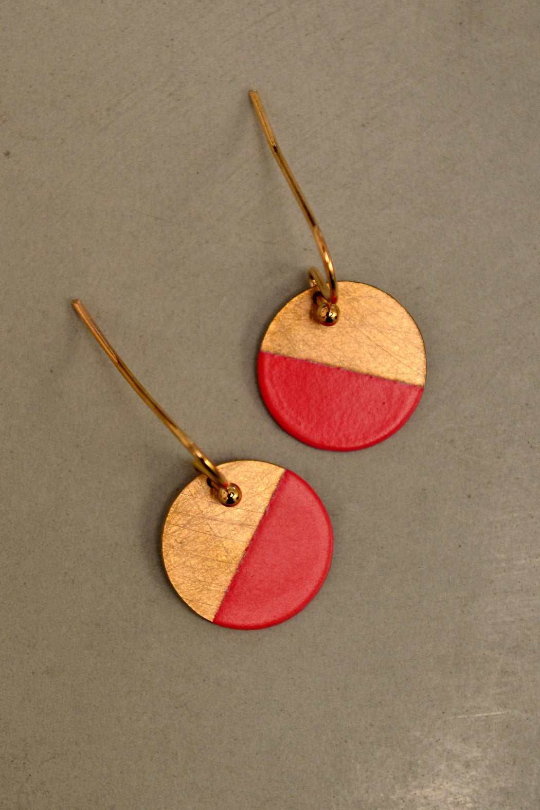 Minimalistische Ohrringe Kreis - Ruby on Tuesday
