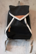 Grey Wool Catamaran Backpack by Hänska