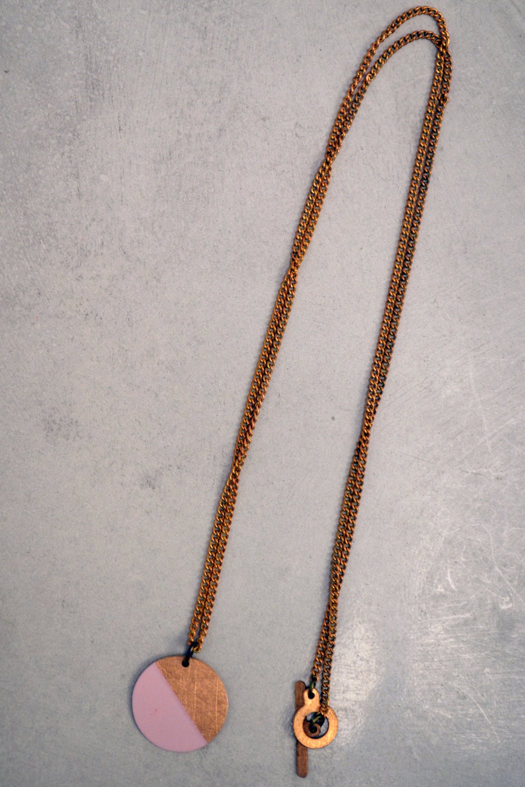 Rose Circle Necklace Ruby on Tuesday